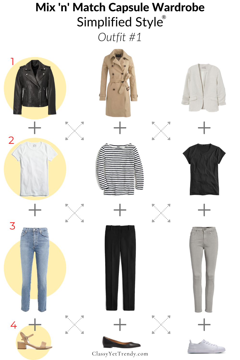 Capsule Wardrobe Mix and Match: Fewer Pieces, More Styles